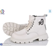 Черевики дитячі на весну/осінь (8 пар р.32-37) бежевий  "Леопард"