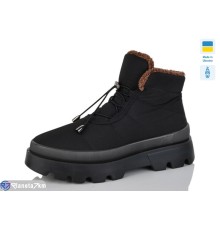 Черевики жіночі на зиму (6 пар р.37-41) чорний  "LUCKY"