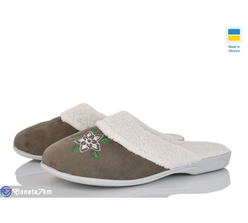 Тапки жіночі на весну/осінь (7 пар р.36-41) зелений  "Ladmir"
