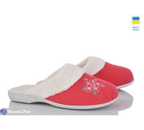 Тапки жіночі на весну/осінь (7 пар р.36-41) червоний  "Ladmir"