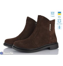 Черевики жіночі на весну/осінь (6 пар р.36-40) коричневий  "Linda"