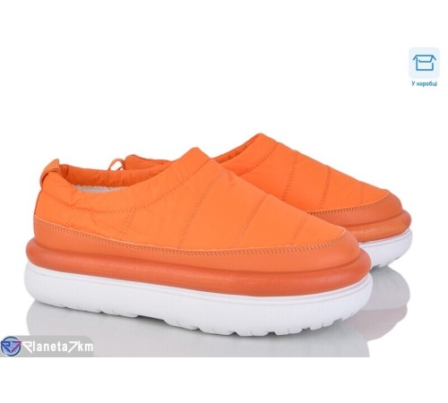 Тапки жіночі на зиму (8 пар р.36-41) оранжевий  "KaPira"