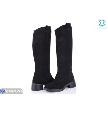 Чоботи жіночі на весну/осінь (6 пар р.36-40) чорний  "GARRA"