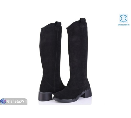 Чоботи жіночі на весну/осінь (6 пар р.36-40) чорний  "GARRA"