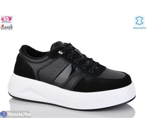 Кросівки жіночі на весну/осінь (8 пар р.36-40) чорний  "Gukkcr"