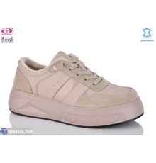 Кросівки жіночі на весну/осінь (8 пар р.36-40) бежевий  "Gukkcr"