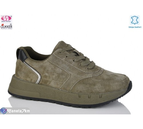 Кросівки жіночі на весну/осінь (8 пар р.36-40) зелений  "Gukkcr"