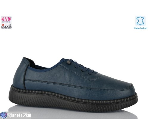Туфлі жіночі на весну/осінь (6 пар р.41-43) синій  "Gukkcr"