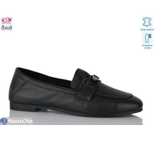 Туфлі жіночі на весну/осінь (8 пар р.36-41) чорний  "Gukkcr"