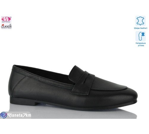 Туфлі жіночі на весну/осінь (8 пар р.36-41) чорний  "Gukkcr"