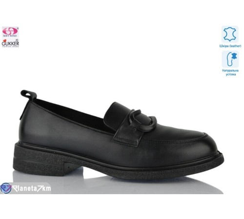 Туфлі жіночі на весну/осінь (8 пар р.36-41) чорний  "Gukkcr"