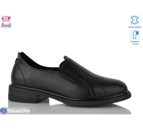 Туфлі жіночі на весну/осінь (8 пар р.36-41) чорний  "Gukkcr"