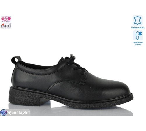 Туфлі жіночі на весну/осінь (8 пар р.36-41) чорний  "Gukkcr"