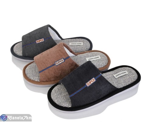 Тапки чоловічі на весну/осінь (24 пар р.41-46) мікс  "IZY"