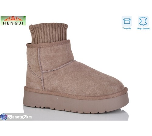 Уггі жіночі на зиму (6 пар р.36-40) сірий  "HENGJI-ELENA" Уггі жіночі на зиму (6 пар р.36-40) сірий  "HENGJI-ELENA"