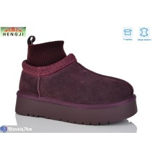 Уггі жіночі на зиму (6 пар р.36-40) бордовий  "HENGJI-ELENA"