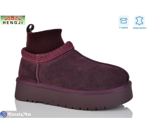 Уггі жіночі на зиму (6 пар р.36-40) бордовий  "HENGJI-ELENA" Уггі жіночі на зиму (6 пар р.36-40) бордовий  "HENGJI-ELENA"