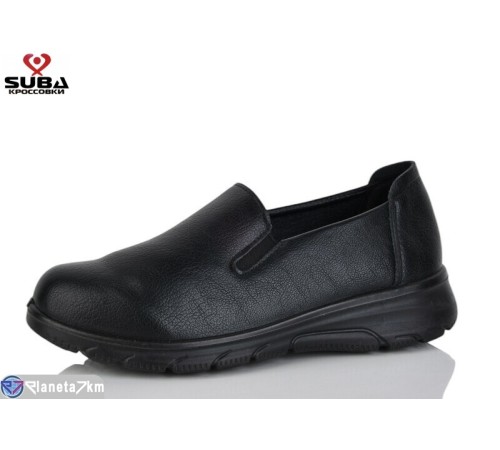 Туфлі жіночі на весну/осінь (8 пар р.37-41) чорний  "SUBA"