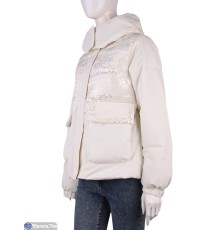 Куртка жіноча на весну/осінь (4 шт. р.сетка M-2XL) бежевий  "Kalabok"