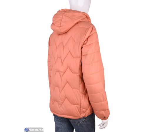 Куртка жіноча на весну/осінь (5 шт. р.сетка XL-4XL) оранжевий  "Kalabok"