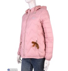 Куртка жіноча на весну/осінь (5 шт. р.сетка XL-4XL) рожевий  "Kalabok"