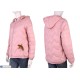 Куртка жіноча на весну/осінь (5 шт. р.сетка XL-4XL) рожевий  "Kalabok"