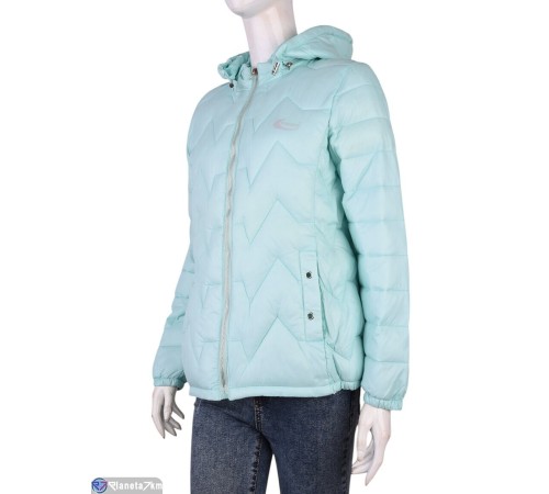 Куртка жіноча на весну/осінь (5 шт. р.сетка XL-4XL) зелений  "Kalabok"