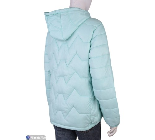 Куртка жіноча на весну/осінь (5 шт. р.сетка XL-4XL) зелений  "Kalabok"