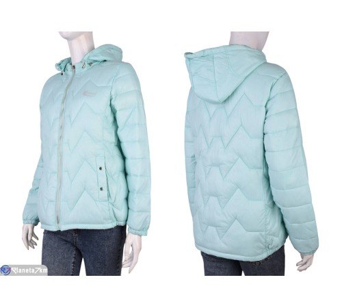 Куртка жіноча на весну/осінь (5 шт. р.сетка XL-4XL) зелений  "Kalabok"