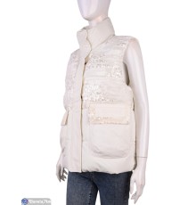 Жилетка жіноча на весну/осінь (4 шт. р.сетка M-2XL) бежевий  "Kalabok"