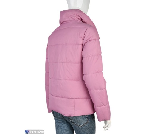 Куртка жіноча на весну/осінь (5 шт. р.сетка M-2XL) рожевий  "Kalabok"