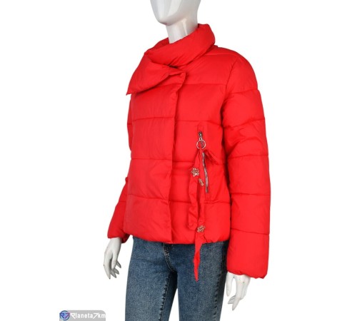 Куртка жіноча на весну/осінь (5 шт. р.сетка M-2XL) червоний  "Kalabok"