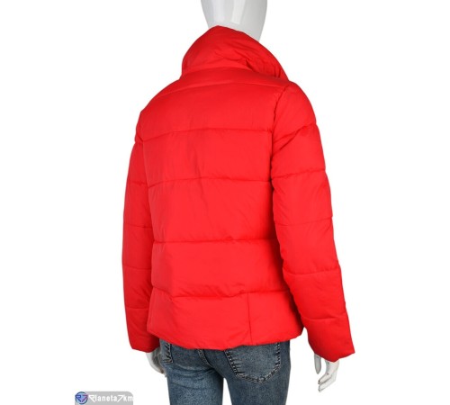 Куртка жіноча на весну/осінь (5 шт. р.сетка M-2XL) червоний  "Kalabok"