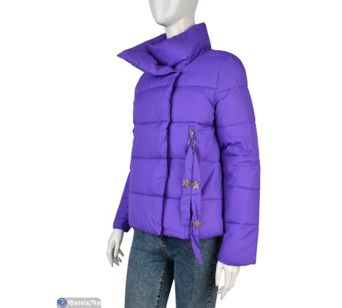 Куртка жіноча на весну/осінь (5 шт. р.сетка M-2XL) фіолетовий  "Kalabok"
