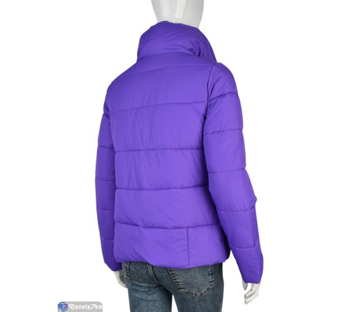 Куртка жіноча на весну/осінь (5 шт. р.сетка M-2XL) фіолетовий  "Kalabok"