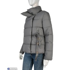 Куртка жіноча на весну/осінь (5 шт. р.сетка M-2XL) сірий  "Kalabok"