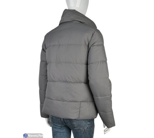 Куртка жіноча на весну/осінь (5 шт. р.сетка M-2XL) сірий  "Kalabok"