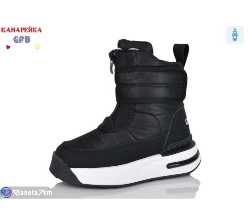 Черевики дитячі на зиму (8 пар р.27-32) чорний  "GFB-Канарейка" Черевики дитячі на зиму (8 пар р.27-32) чорний  "GFB-Канарейка"