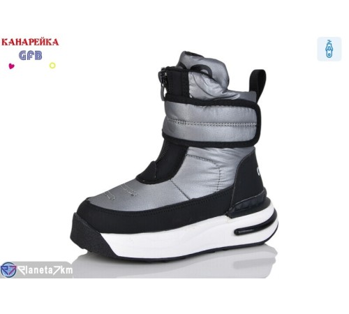 Черевики дитячі на зиму (8 пар р.27-32) сірий  "GFB-Канарейка"