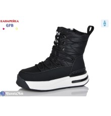 Черевики дитячі на зиму (8 пар р.32-37) чорний  "GFB-Канарейка"