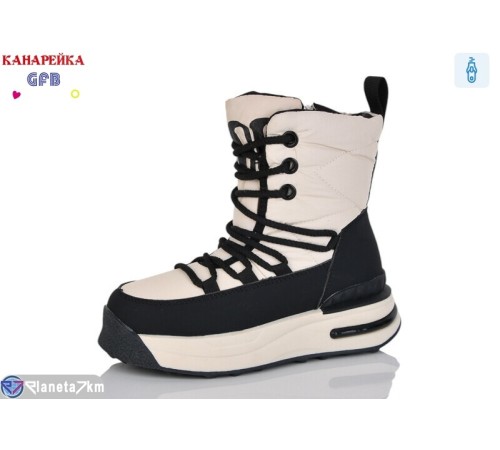 Черевики дитячі на зиму (8 пар р.32-37) бежевий  "GFB-Канарейка" Черевики дитячі на зиму (8 пар р.32-37) бежевий  "GFB-Канарейка"