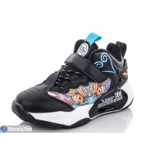 Дитячі кросівки на весну/осінь (8 пар р.32-37) чорний  "Normashoes"