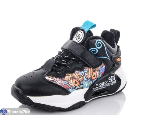 Дитячі кросівки на весну/осінь (8 пар р.32-37) чорний  "Normashoes"