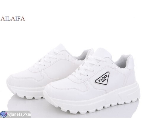 Кросівки жіночі на весну/осінь (6 пар р.36-41) білий  "Latifa"