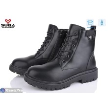 Черевики жіночі на весну/осінь (8 пар р.37-42) чорний  "SUBA"