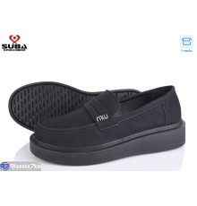 Туфлі жіночі на весну/осінь (8 пар р.37-41) чорний  "SUBA"