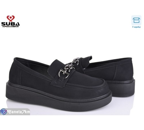 Туфлі жіночі на весну/осінь (8 пар р.37-41) чорний  "SUBA"