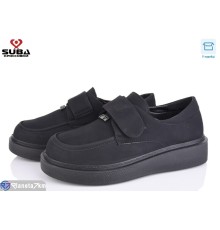Туфлі жіночі на весну/осінь (8 пар р.37-41) чорний  "SUBA"