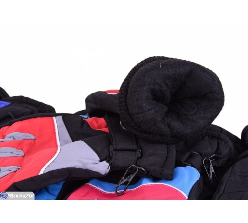 Рукавички дитячі на зиму (12 шт. р.сетка 6-8) мікс  "KaPira"