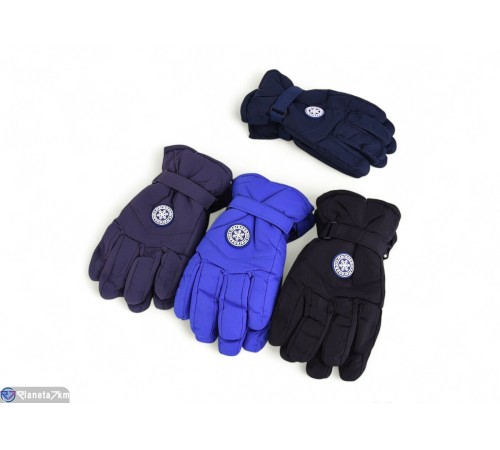 Рукавички дитячі на зиму (12 шт. р.сетка 8-10) мікс  "KaPira"